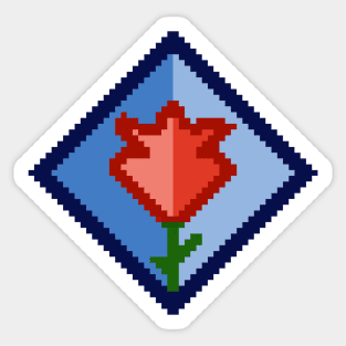 Rose Emblem Sticker